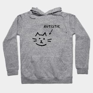 Autistic Cat (Light) Hoodie